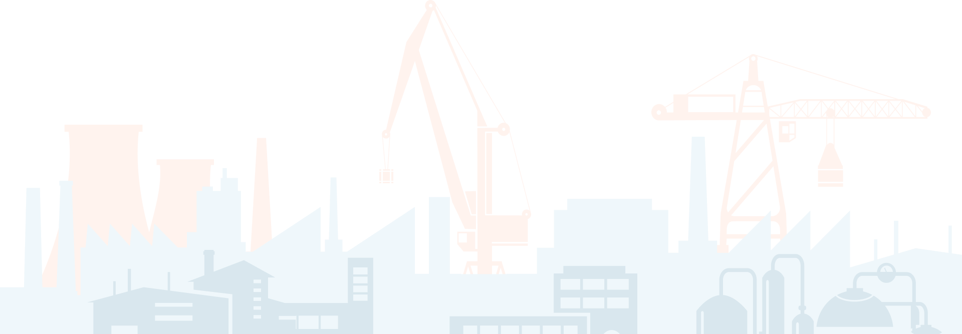 Industrial Skyline Illustration Industrial Skyline Illustration